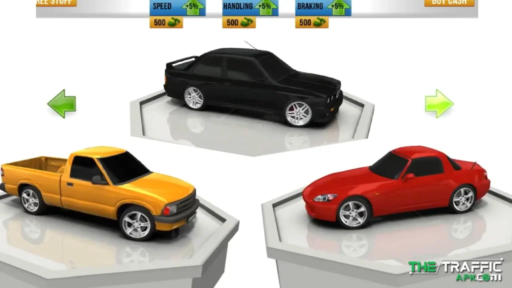 Traffic Racer Variety of Cars