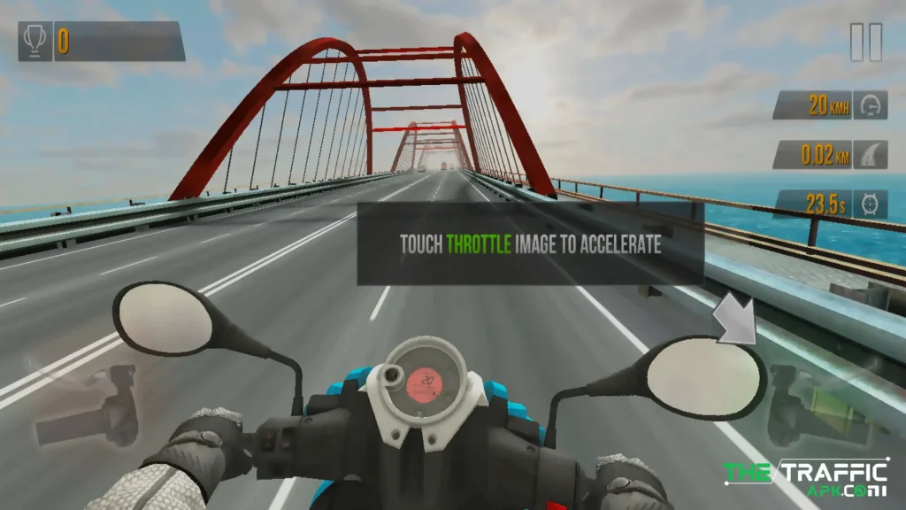 The traffic Mod apk image to accelerate