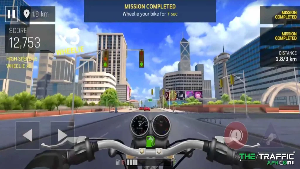 Game playing Real Moto Rider 