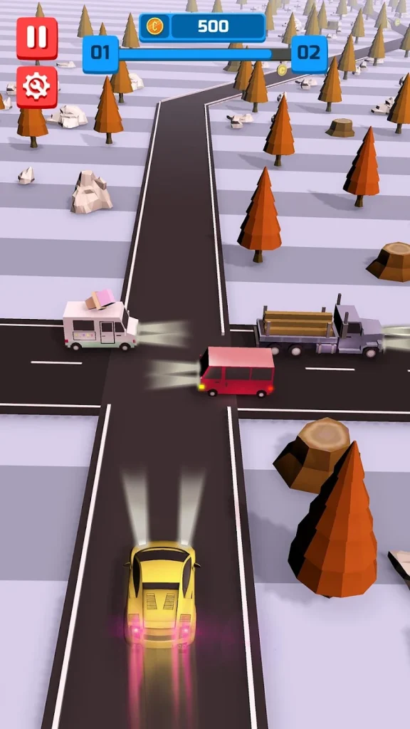 Mini Car Traffic Game Mod APK Intro