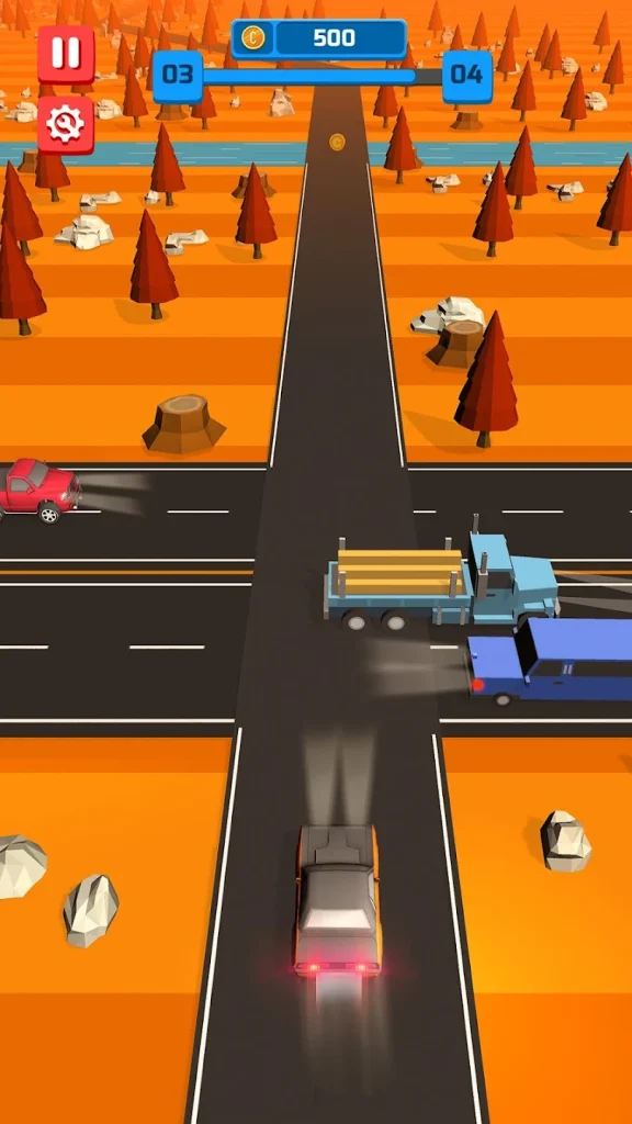Interesting Gameplay Mini Car Traffic Game