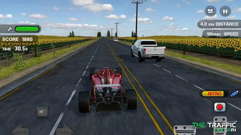 Race The Traffic Nitro Mod APK Gameplay